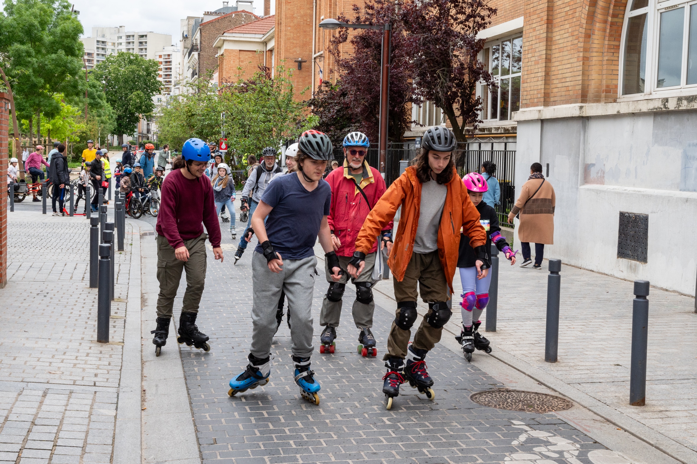 Randonnée à rollers