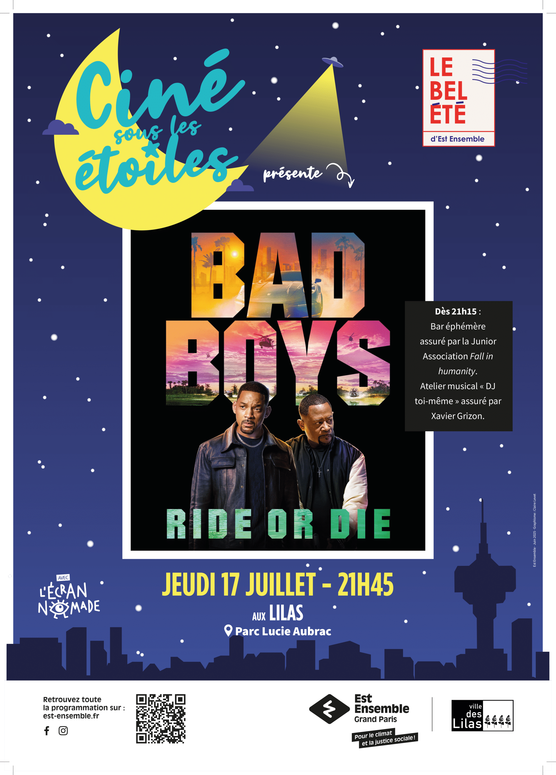 Ciné sous les étoiles : Bad Boy : ride or die