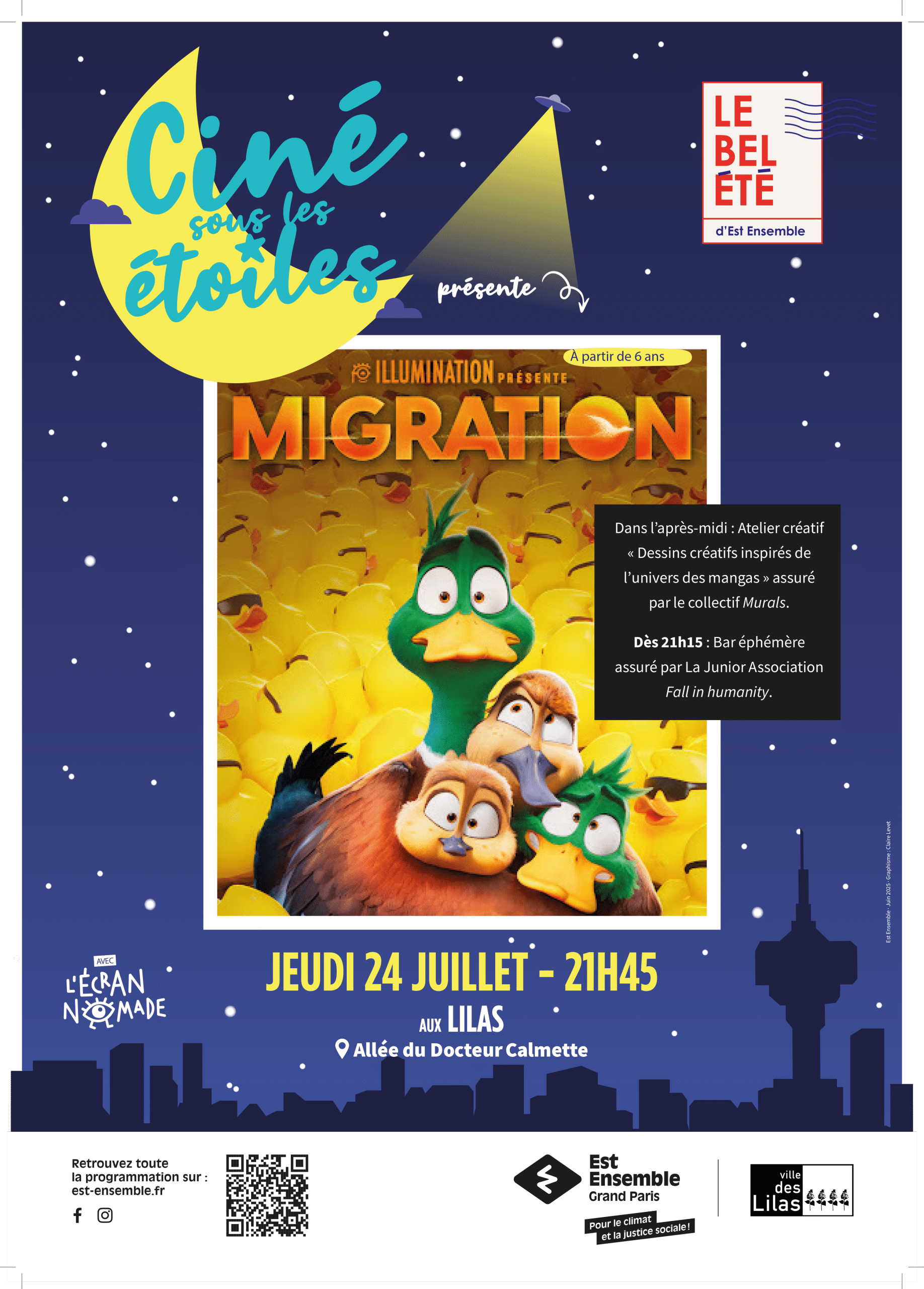 Ciné sous les étoiles : Migrations