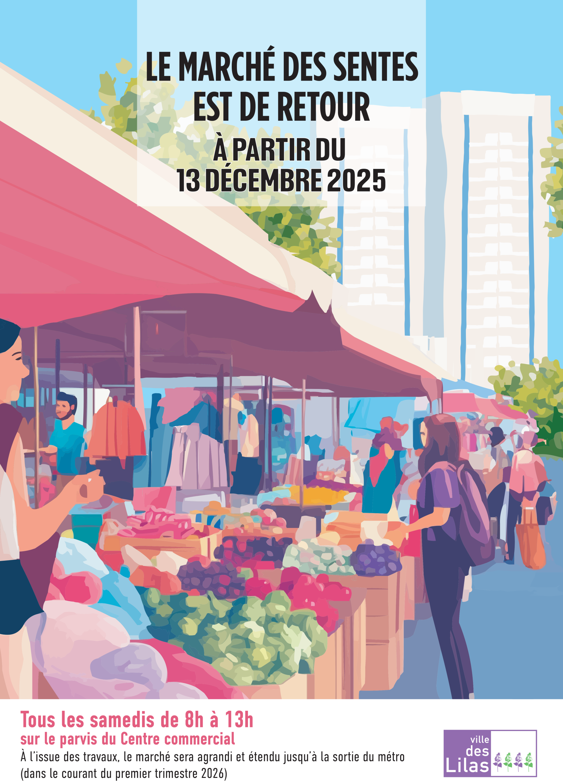 Le marché des sentes est de retour