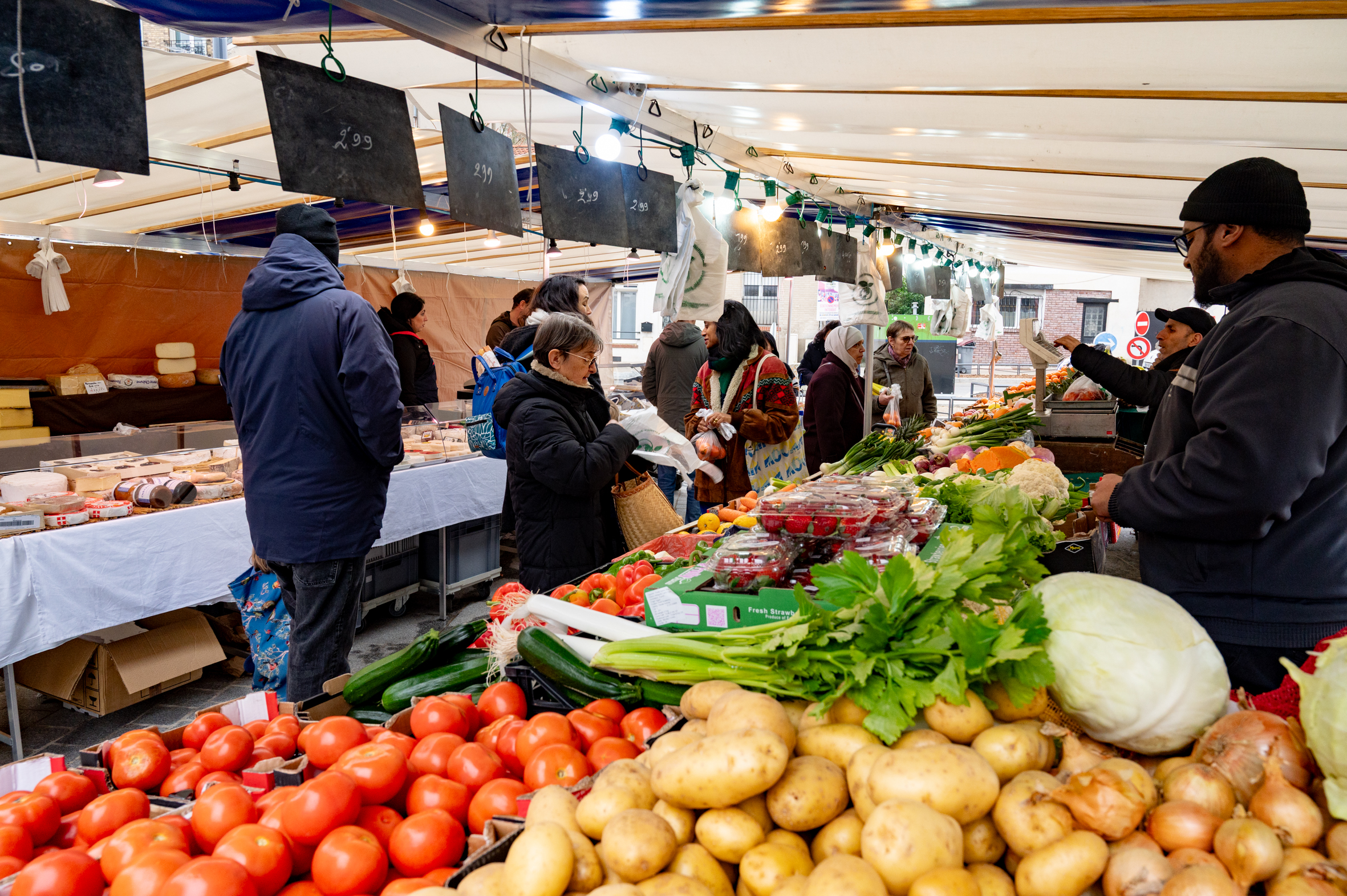 Animation spéciale au marché des Sentes