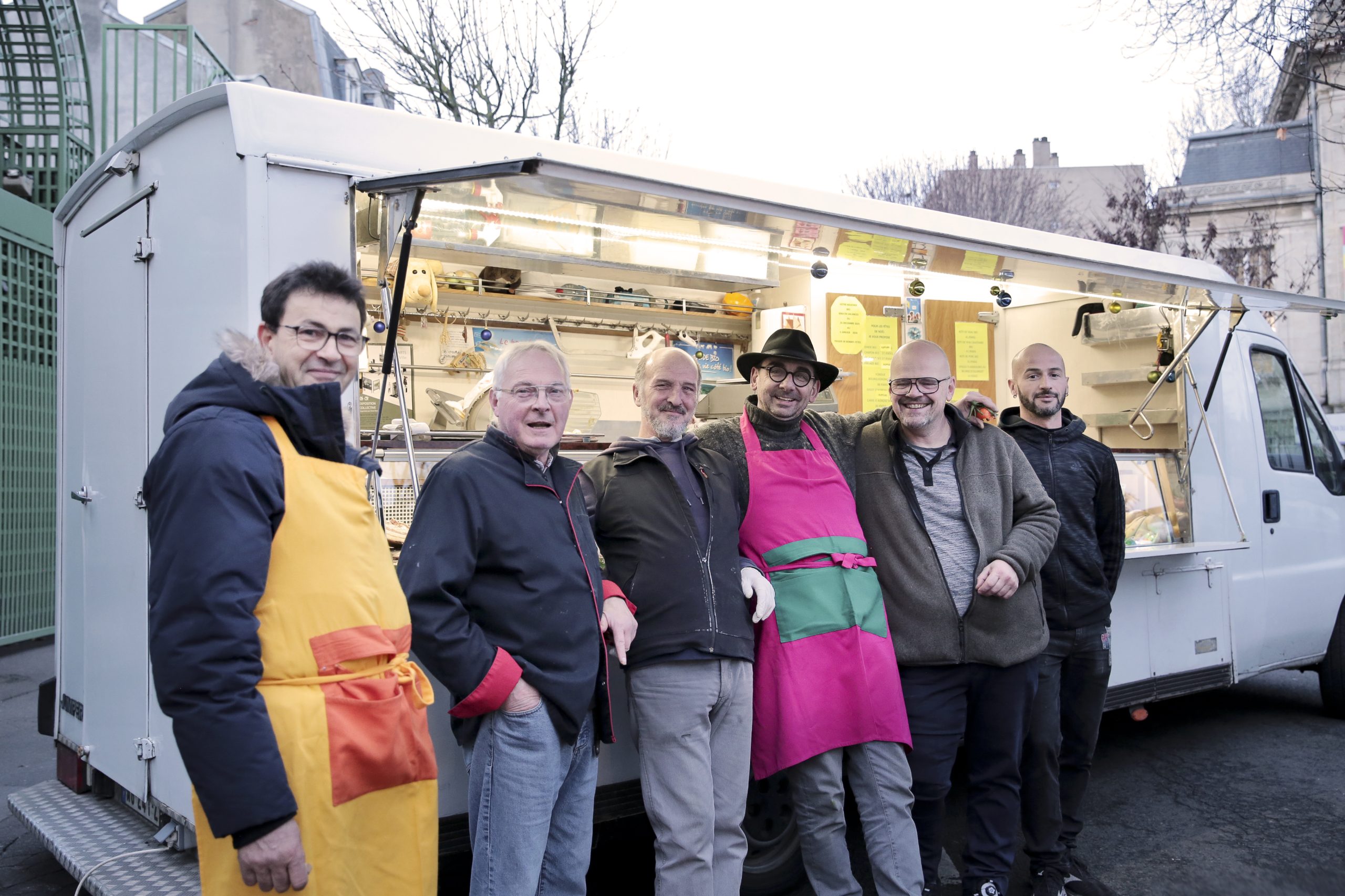 Soupe à l'oignon au marché bio