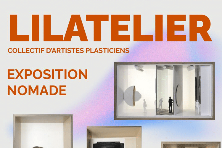 Vernissage de l'exposition nomade de Lilatelier