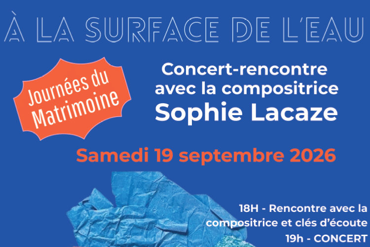 Concert-rencontre « À la surface de l'eau »
