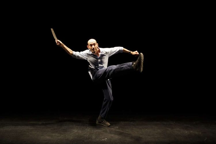 FRANCE. Paris, the 25th of october 2024. Eric Feldman, actor and writer is performing a one man show at the Rond-Point des Champs Elysées theater. Title of his piece: "On ne jouait pas à la pétanque dans le guetto de Varsovie".